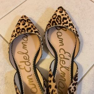 Sam Edelman Leopard Flats Size 9